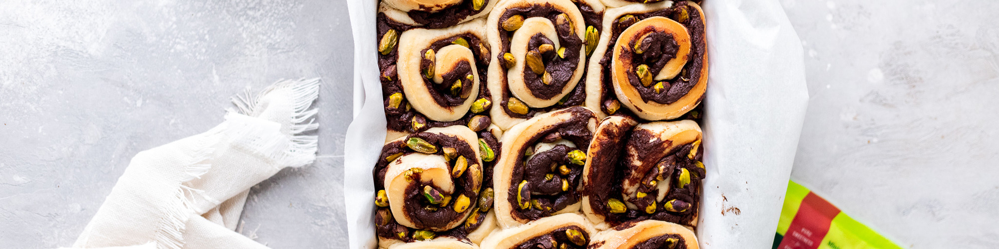 Vegan Chocolate Pistachio Sweet Rolls